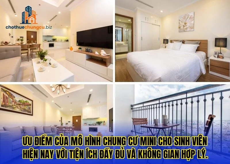 Ưu điểm của mô hình chung cư mini cho sinh viên hiện nay với tiện ích đầy đủ và không gian hợp lý.