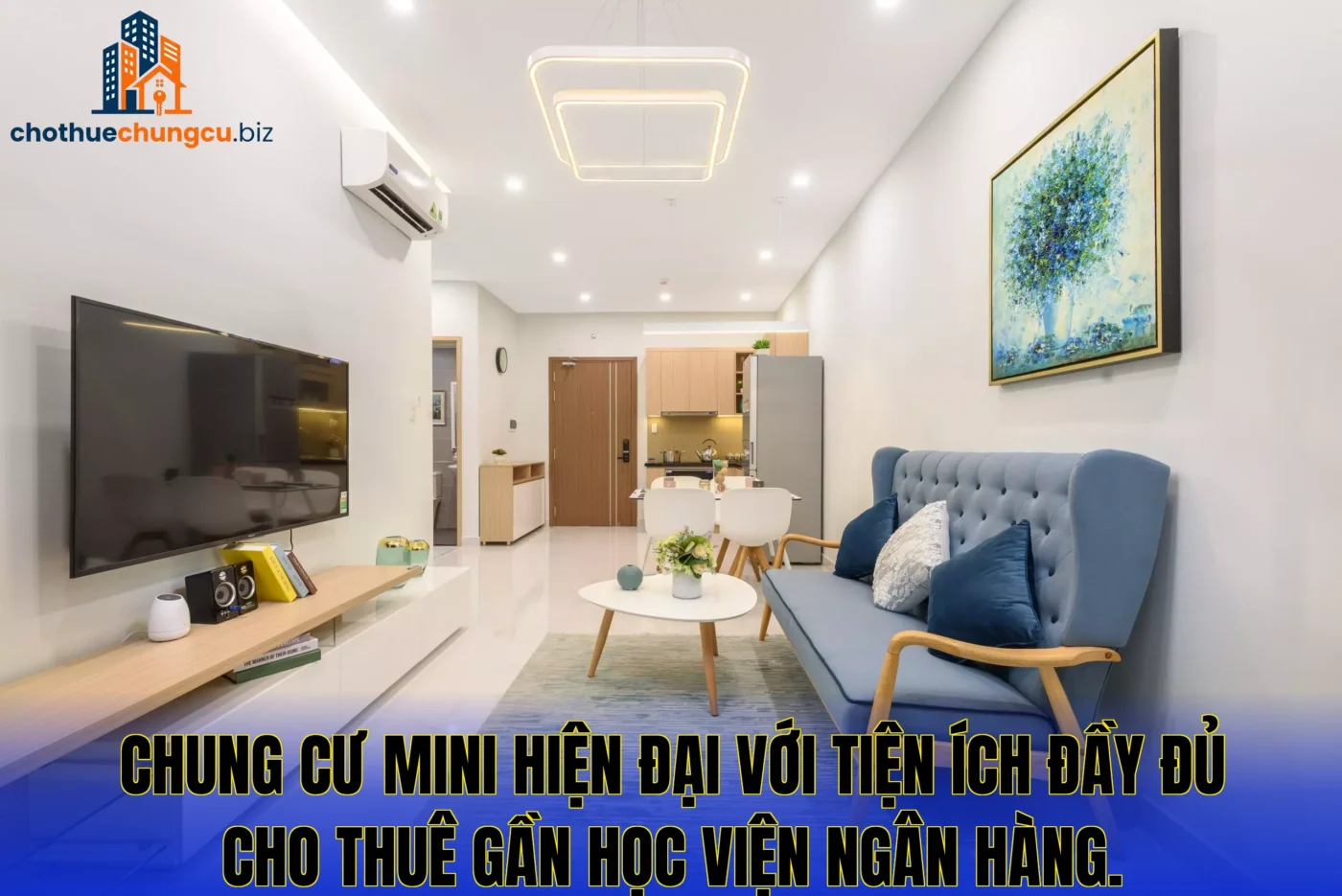 Chung cư mini hiện đại với tiện ích đầy đủ cho thuê gần Học Viện Ngân Hàng.