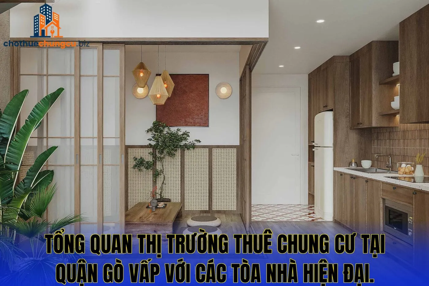 Tổng quan thị trường thuê chung cư tại Quận Gò Vấp với các tòa nhà hiện đại.