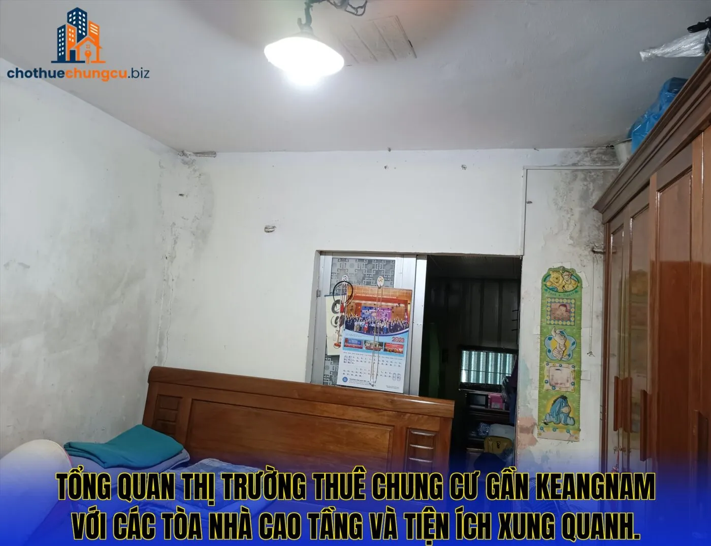 Tổng quan thị trường thuê chung cư gần Keangnam với các tòa nhà cao tầng và tiện ích xung quanh.