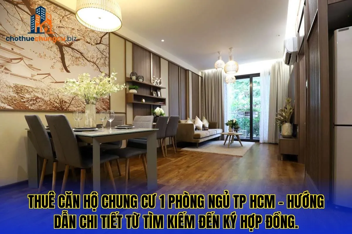 Thuê căn hộ chung cư 1 phòng ngủ TP HCM – hướng dẫn chi tiết từ tìm kiếm đến ký hợp đồng.