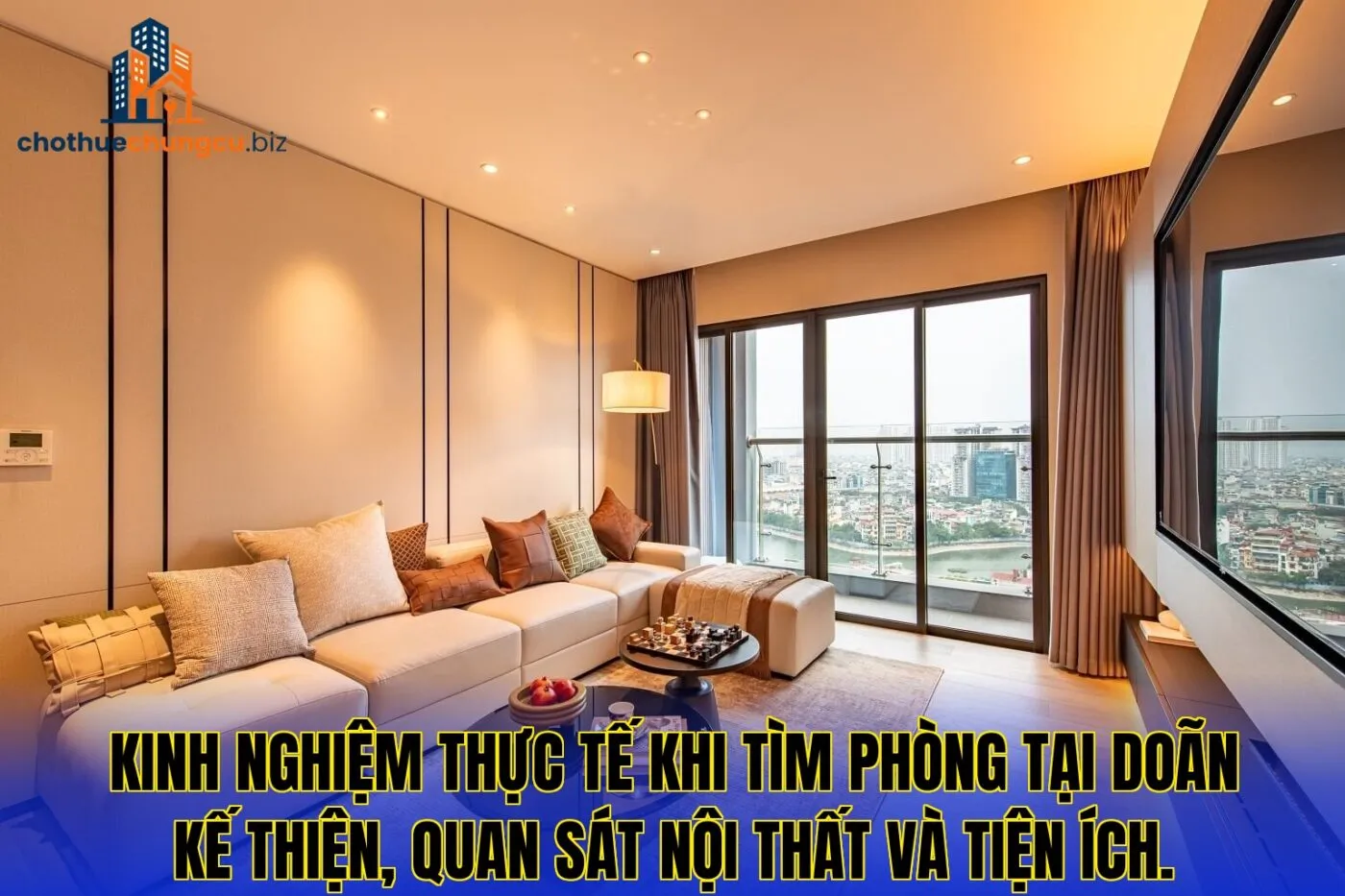 Kinh nghiệm thực tế khi tìm phòng tại Doãn Kế Thiện, quan sát nội thất và tiện ích.
