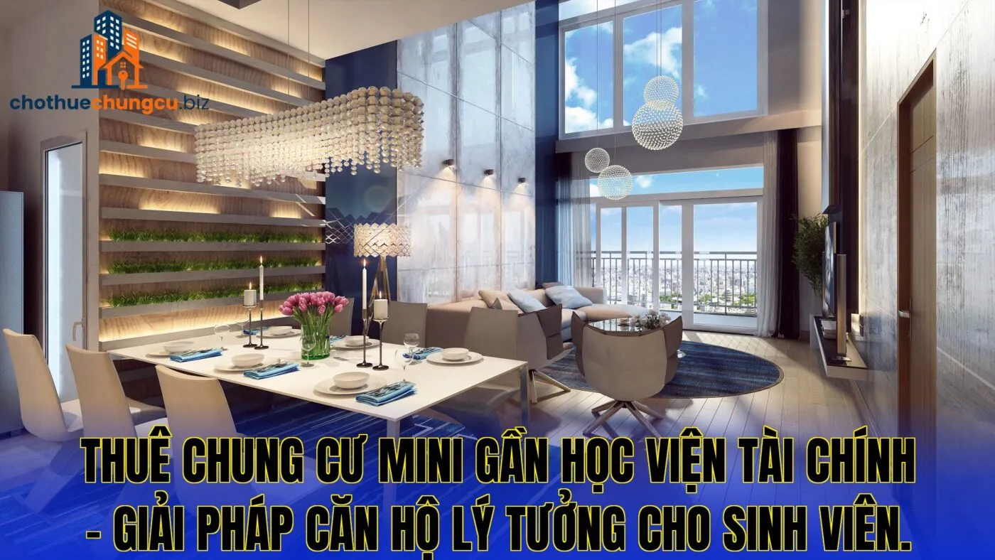 Thuê chung cư mini gần Học Viện Tài Chính – giải pháp căn hộ lý tưởng cho sinh viên.
