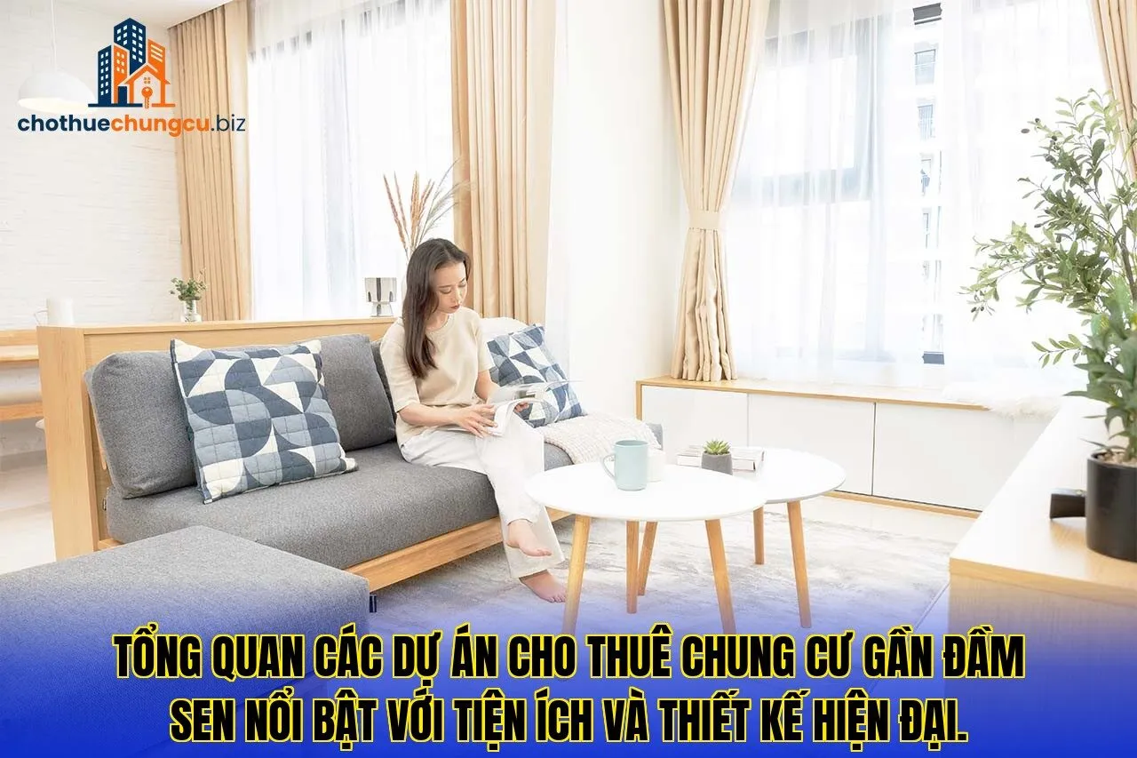 Tổng quan các dự án cho thuê chung cư gần Đầm Sen nổi bật với tiện ích và thiết kế hiện đại.