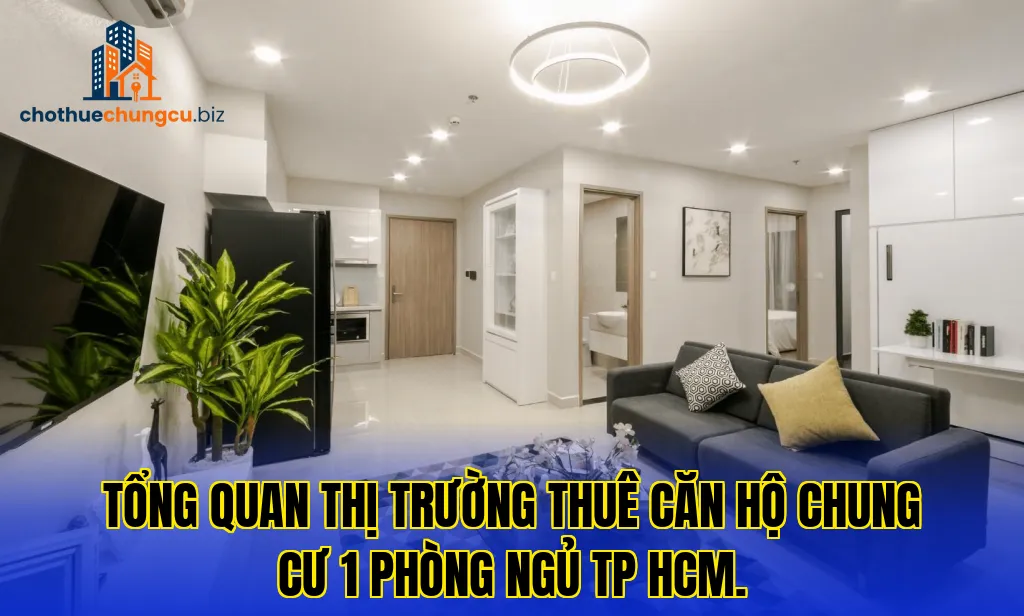 Tổng quan thị trường thuê căn hộ chung cư 1 phòng ngủ TP HCM.