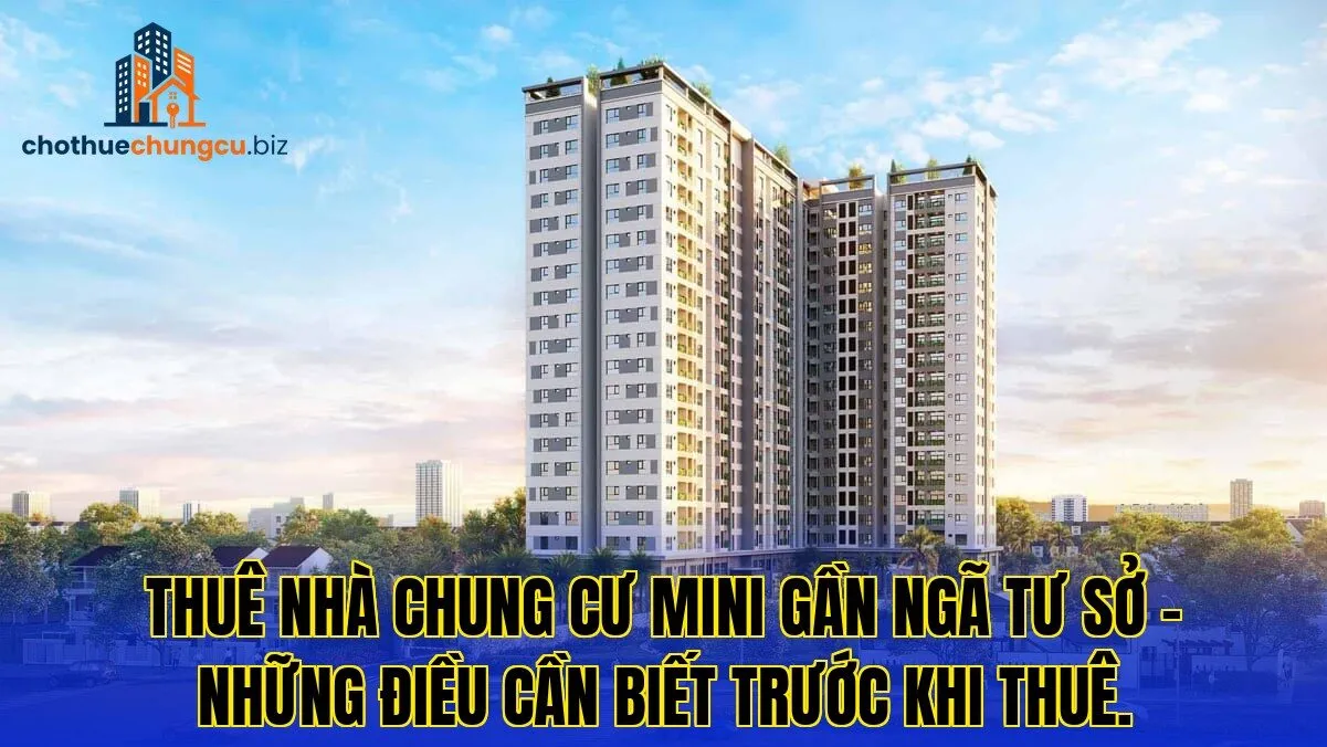Thuê nhà chung cư mini gần Ngã Tư Sở – những điều cần biết trước khi thuê.