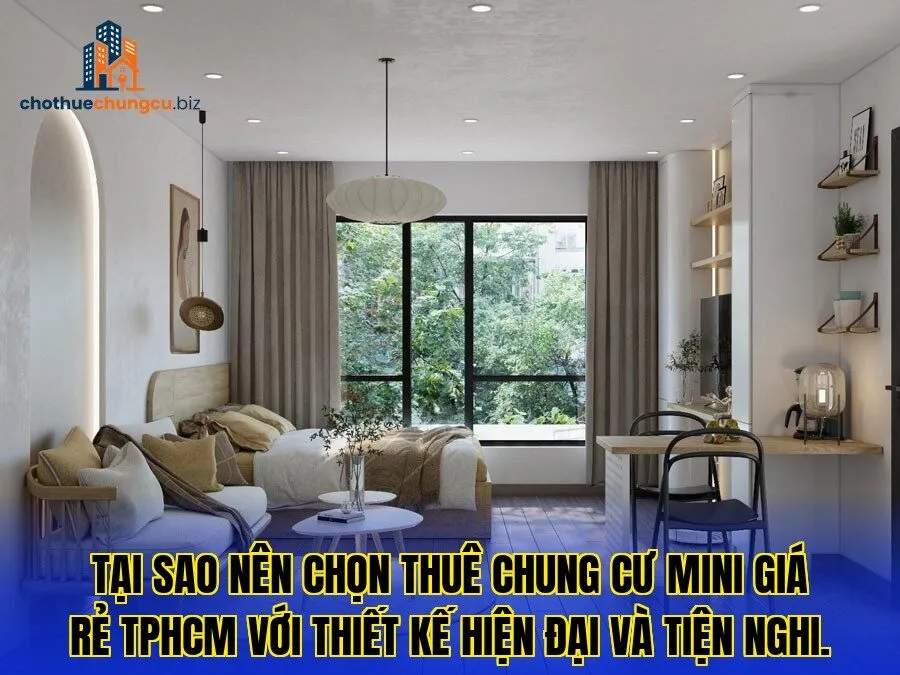 Tại sao nên chọn thuê chung cư mini giá rẻ TPHCM với thiết kế hiện đại và tiện nghi.