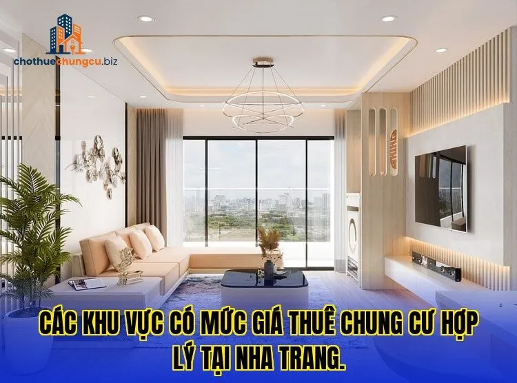 Các khu vực có mức giá thuê chung cư hợp lý tại Nha Trang.